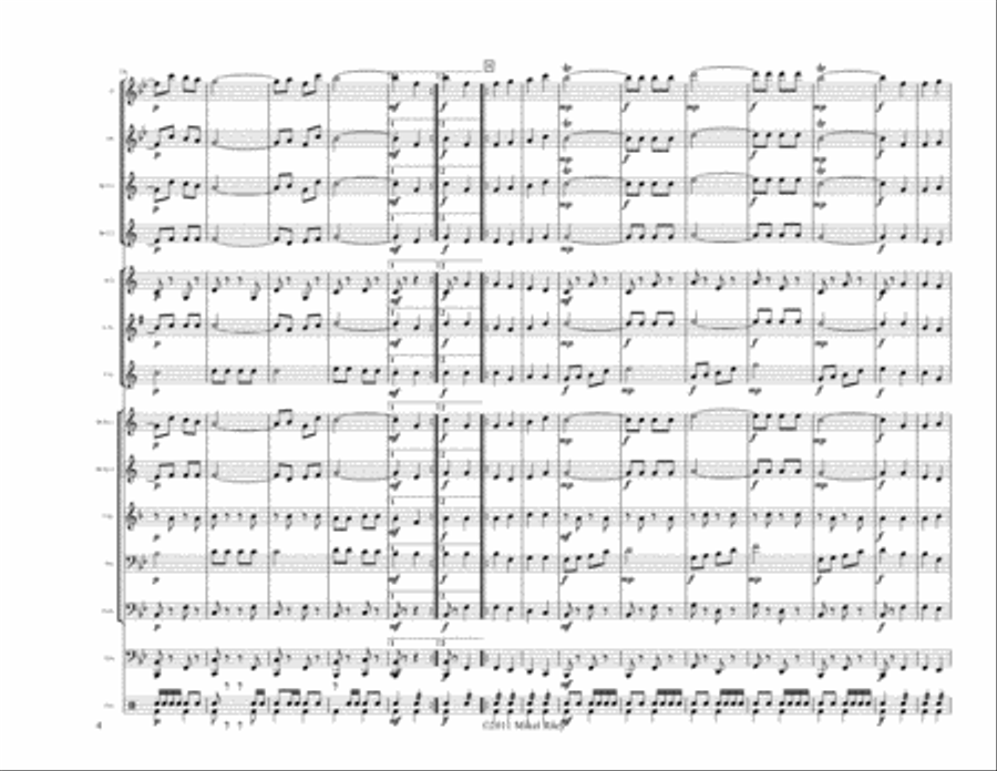 March Bellissimo March Bellissimo Concert Band scores gallery preview page 4