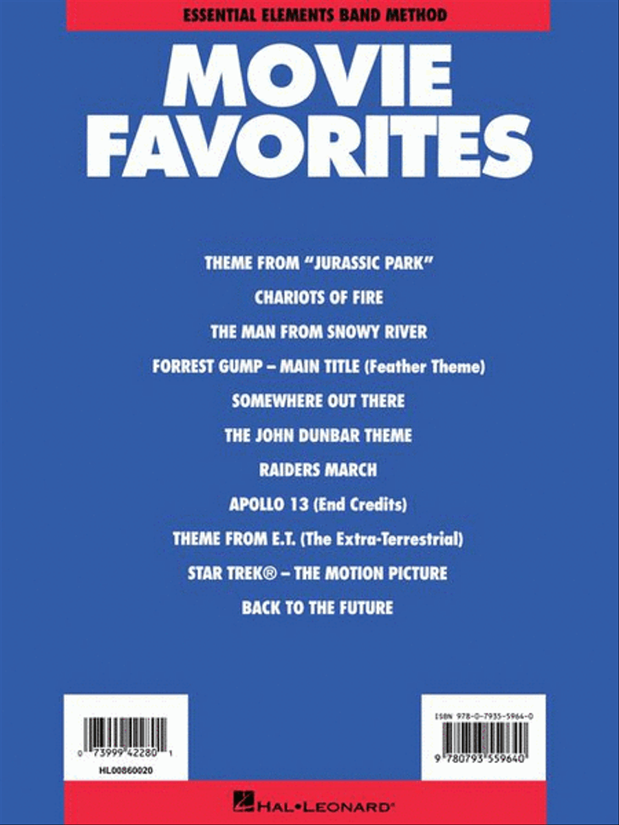 Movie Favorites - Baritone T.C. Concert Band Methods scores gallery preview page 6