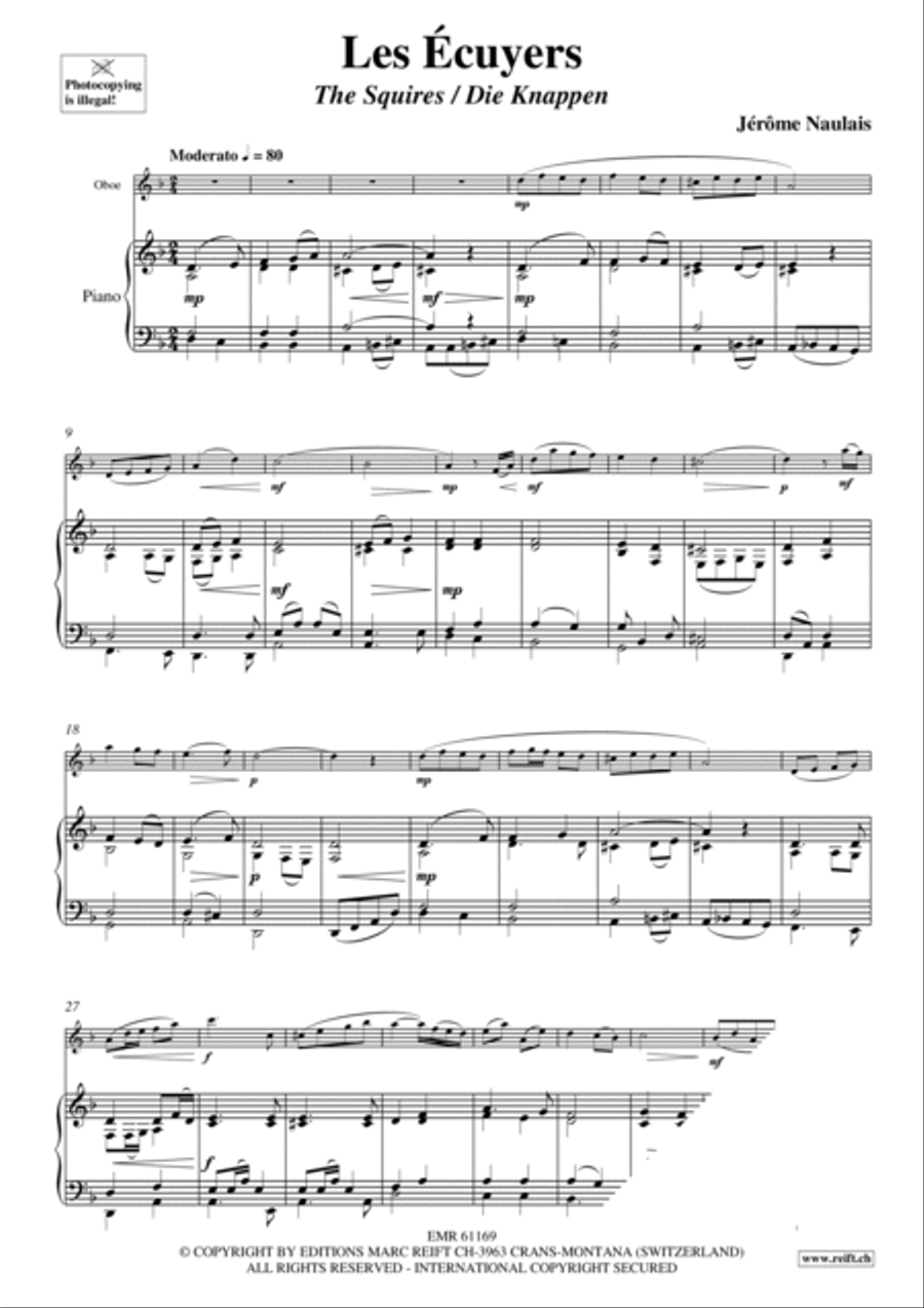 Les Ecuyers Piano Accompaniment scores gallery preview page 5
