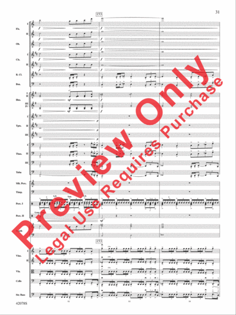 Man of Steel, Selections from Full Orchestra scores gallery preview page 32