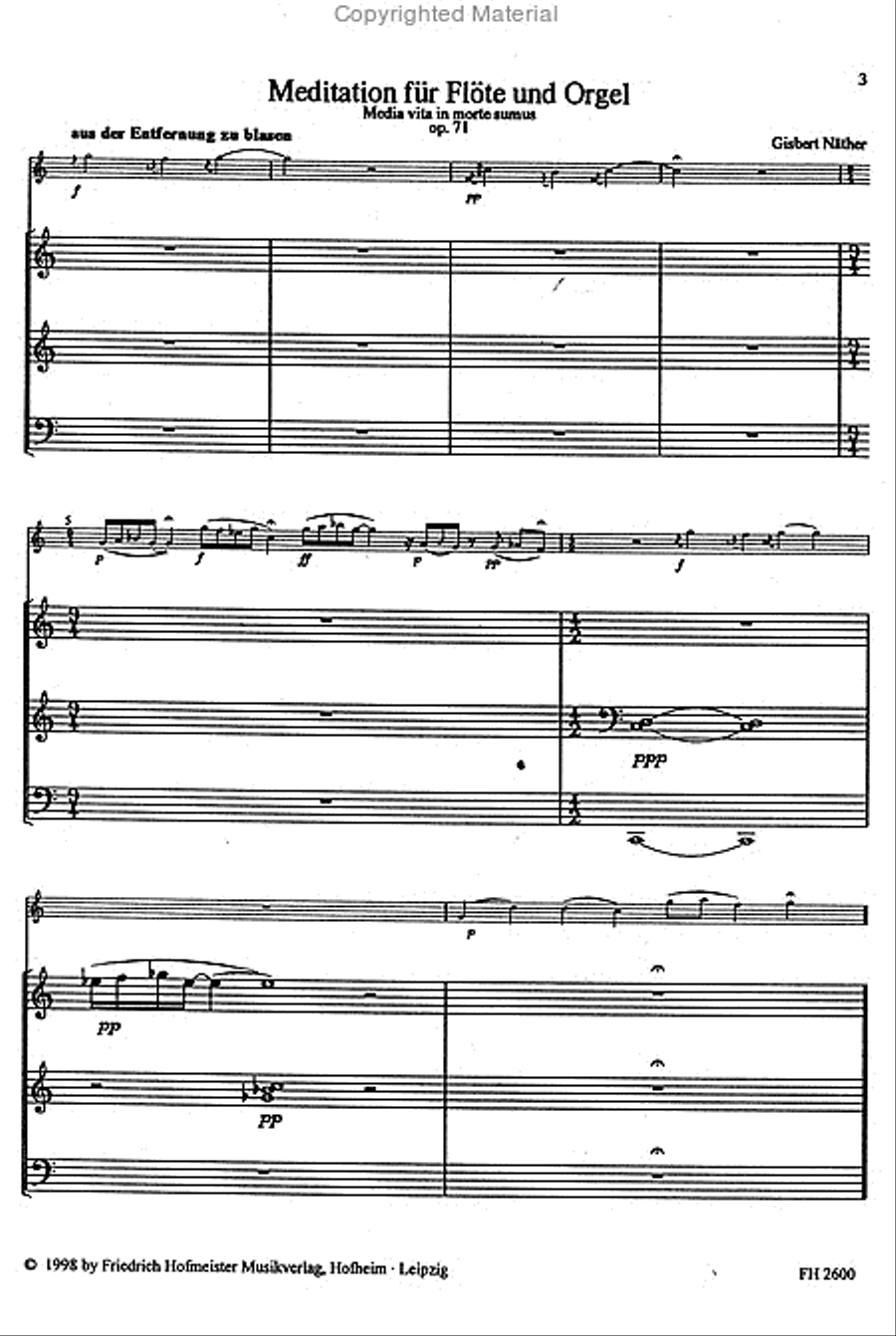 Media vita op. 71 Flute scores gallery preview page 2