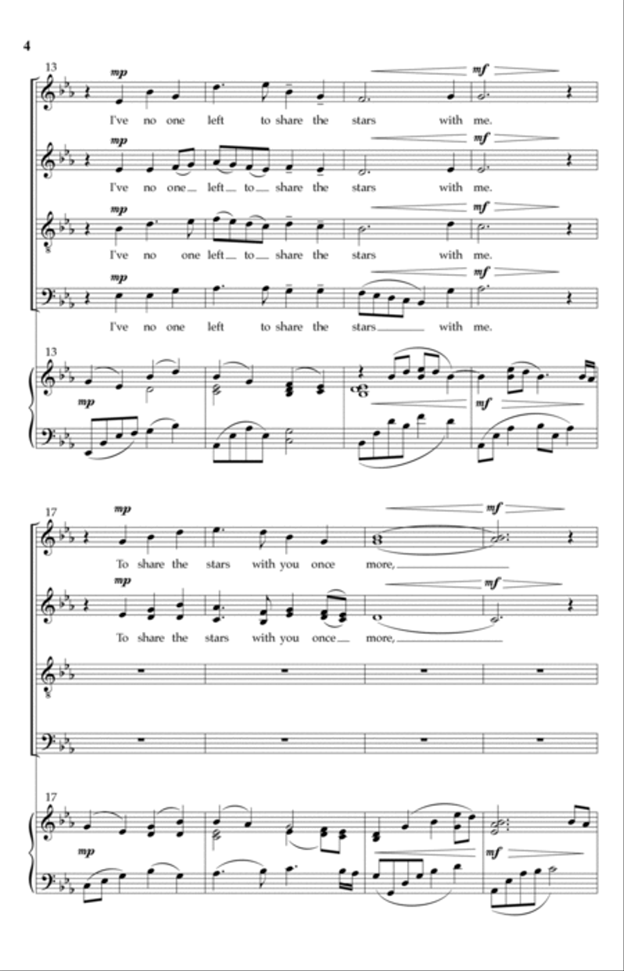 Share The Stars 4-Part scores gallery preview page 2