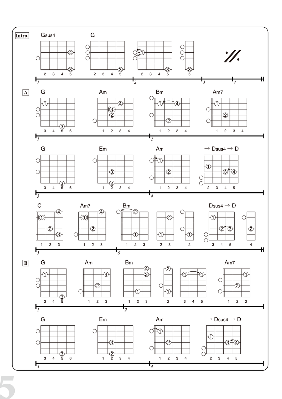 Woman Acoustic Guitar scores gallery preview page 5