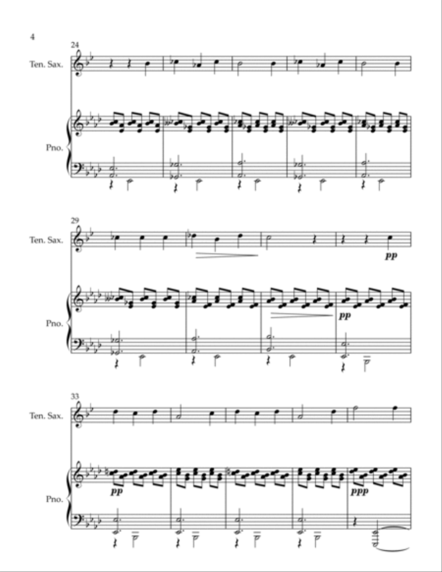 The Sea Princess Tenor Saxophone scores gallery preview page 4
