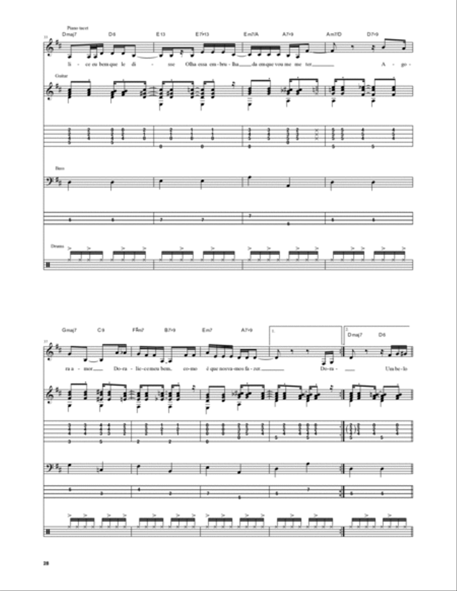 Doralice Saxophone scores gallery preview page 5