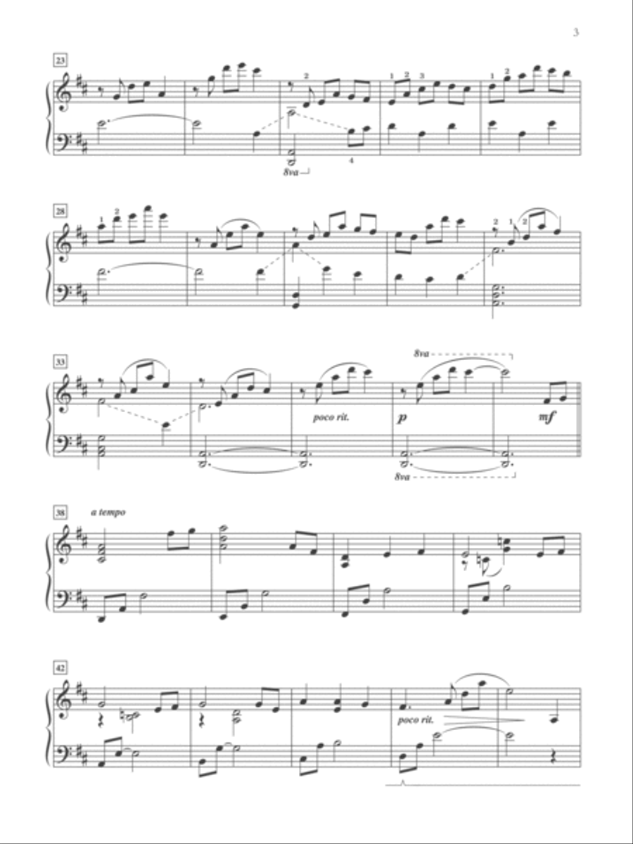 Great Things He Has Done: 10 Sacred Arrangements in a Variety of Styles Piano Solo scores gallery preview page 3