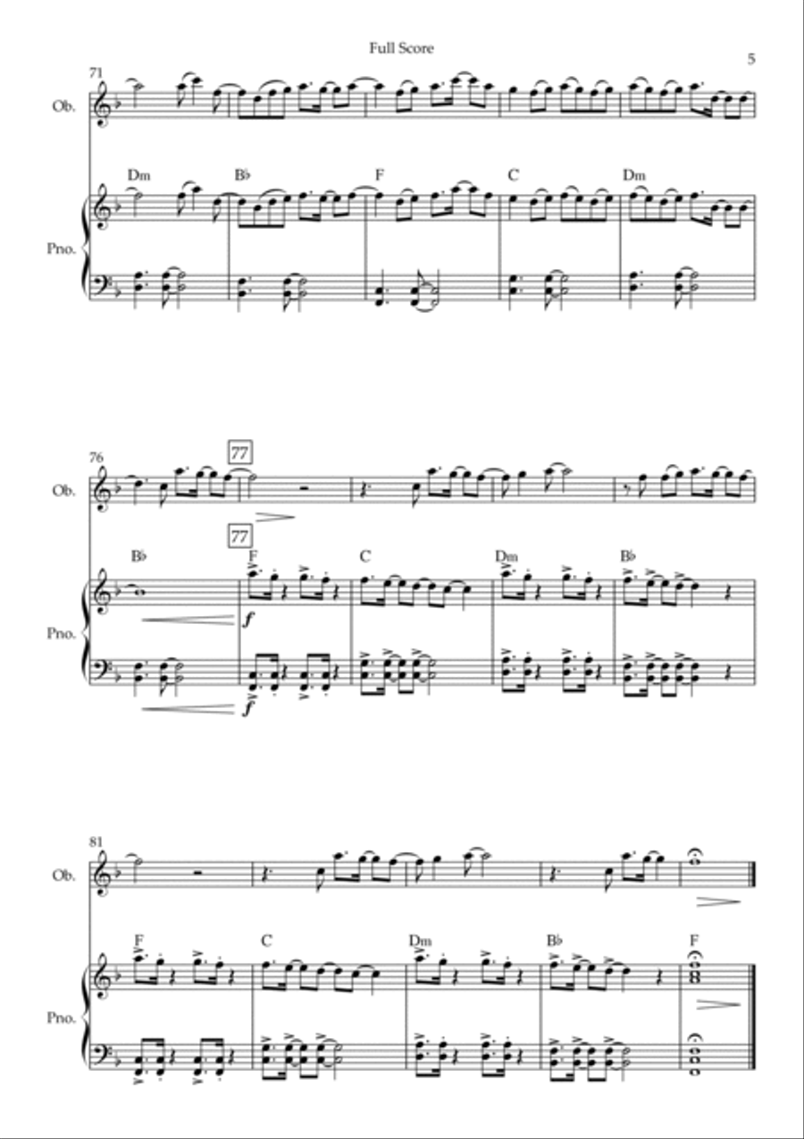 My Only One (no Hay Nadie Mas) Piano scores gallery preview page 5