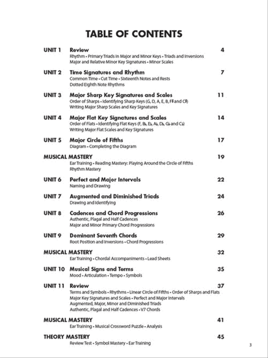 Essential Elements Piano Theory – Level 6 Piano Method scores gallery preview page 2