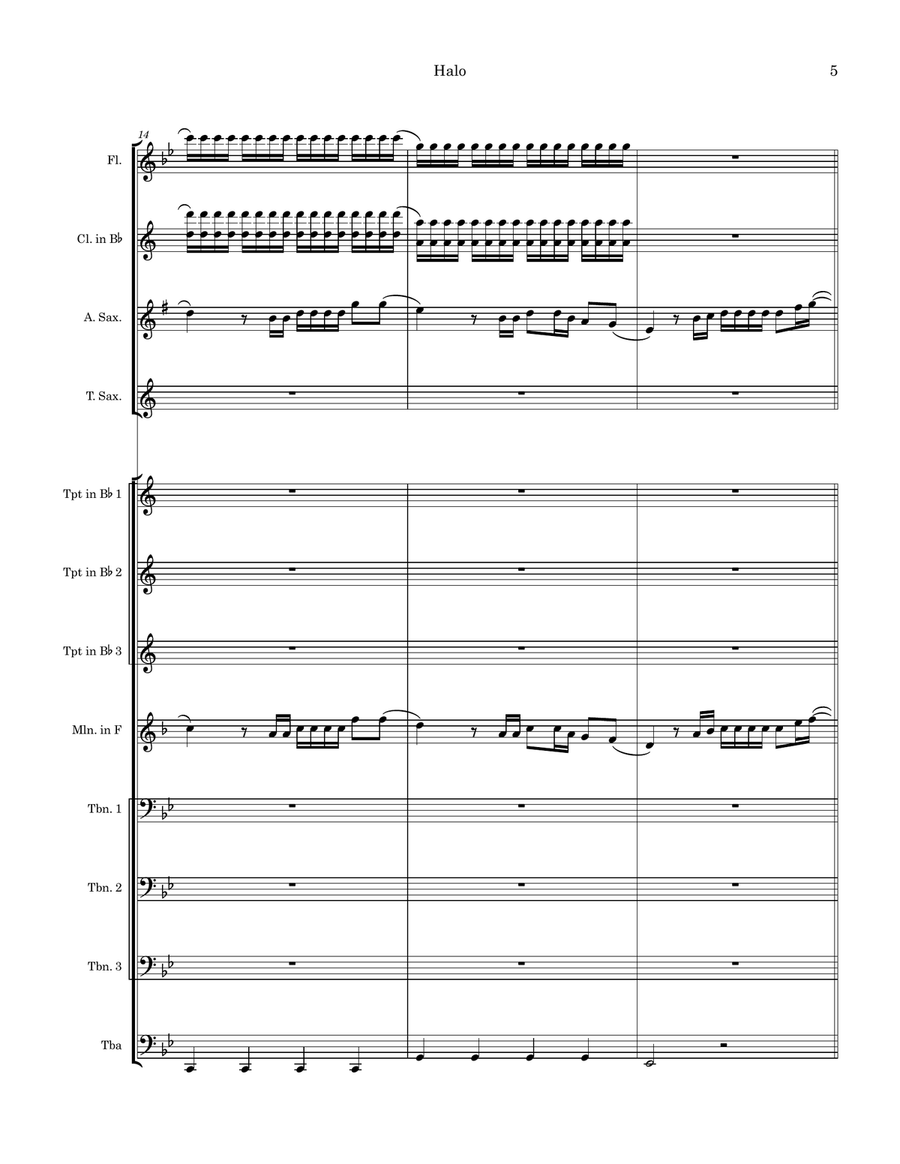Halo Marching Band scores gallery preview page 5