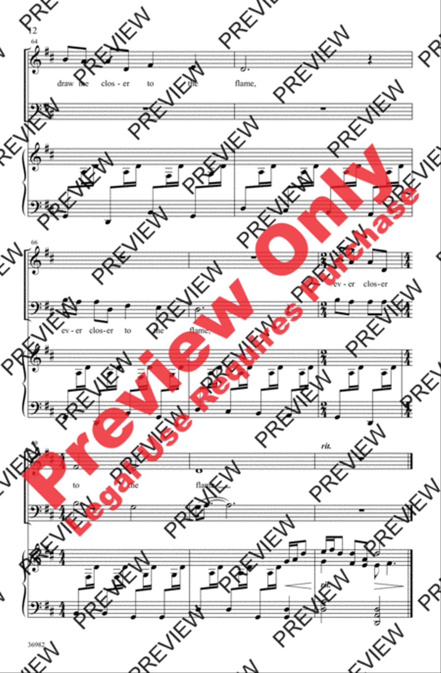 The Flame 3-Part scores gallery preview page 12