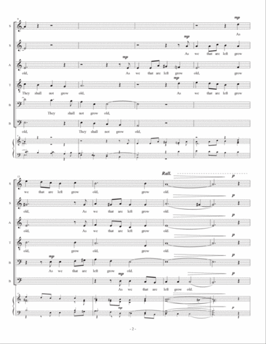 They Shall Not Grow Old Divisi scores gallery preview page 3