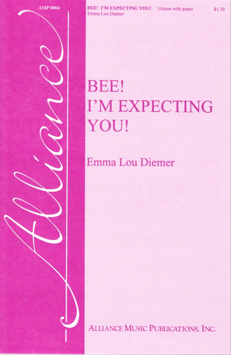 Bee! I'm Expecting You! Unison Choir scores gallery preview page 1