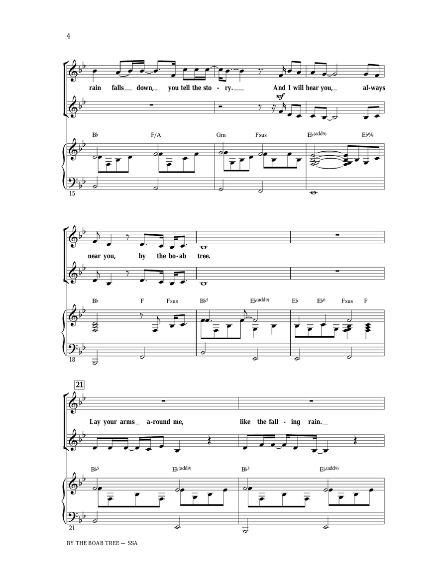 By The Boab Tree SSA scores gallery preview page 3
