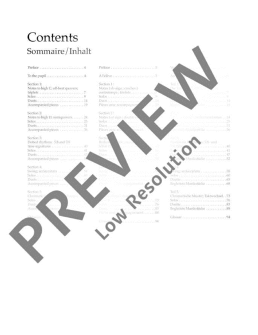 Clarinet Sight-Reading 2 Clarinet Solo scores gallery preview page 4