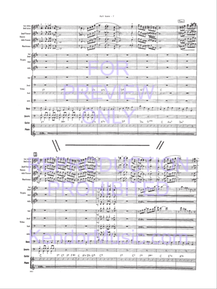Back Bone Jazz Ensemble scores gallery preview page 8