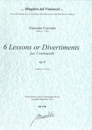 6 Lessons or Divertiments op.4 (London, [1761])