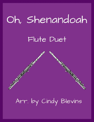 Book cover for Oh, Shenandoah, for Flute Duet