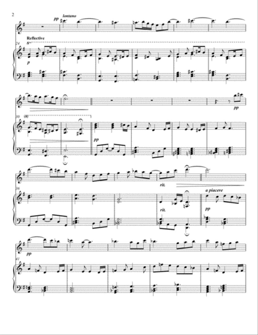 Tannenbaum - Greensleeves - Sing We Now of Christmas - a medley for Violin and Piano Violin Solo scores gallery preview page 2