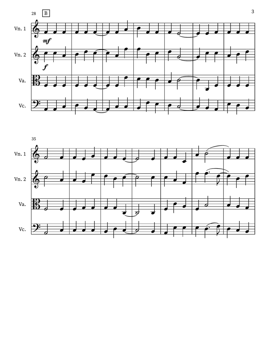 The Day of Resurrection - String Quartet String Quartet scores gallery preview page 3