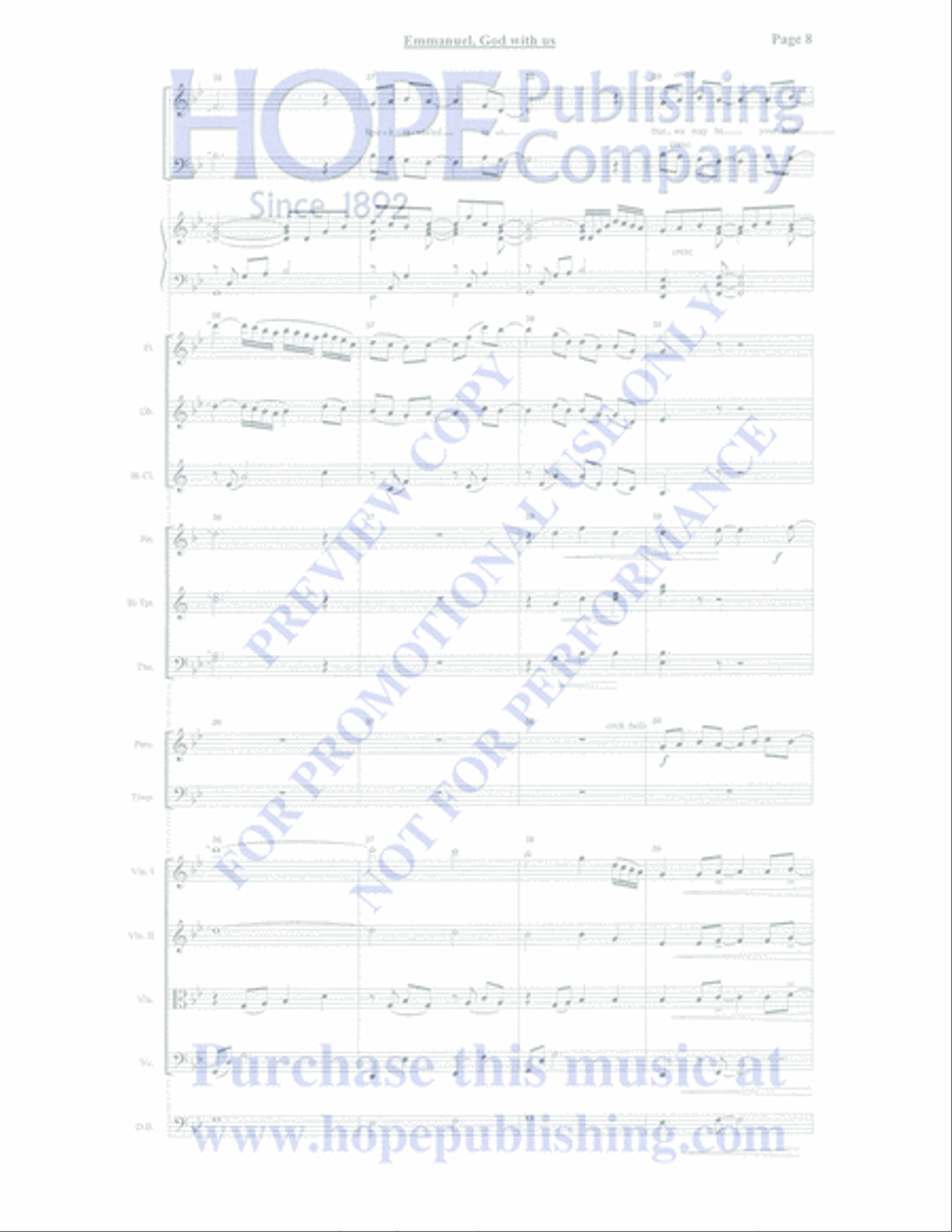 Emmanuel Emmanuel Orchestra scores gallery preview page 41