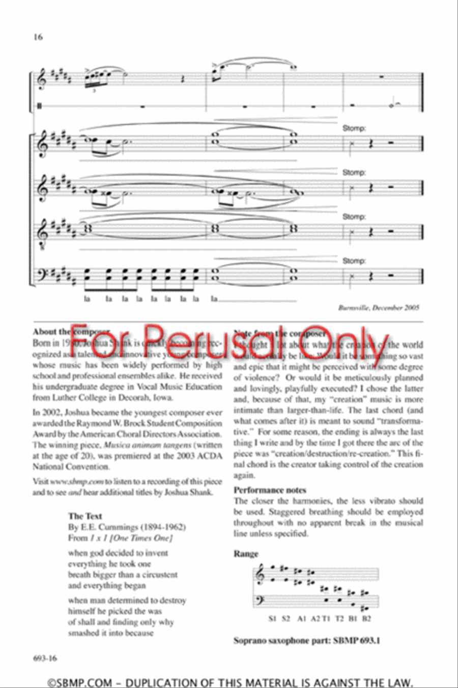 when god decided to invent - SATB Octavo 4-Part scores gallery preview page 16