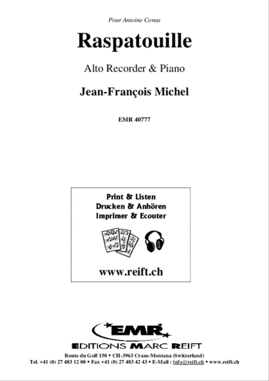 Raspatouille Alto Recorder scores gallery preview page 2