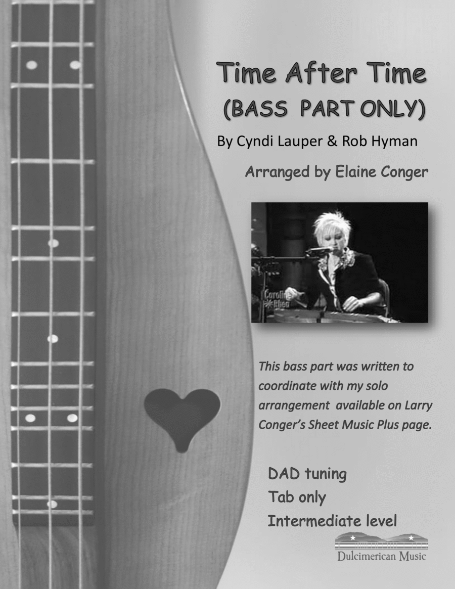 Time After Time Dulcimer scores gallery preview page 1