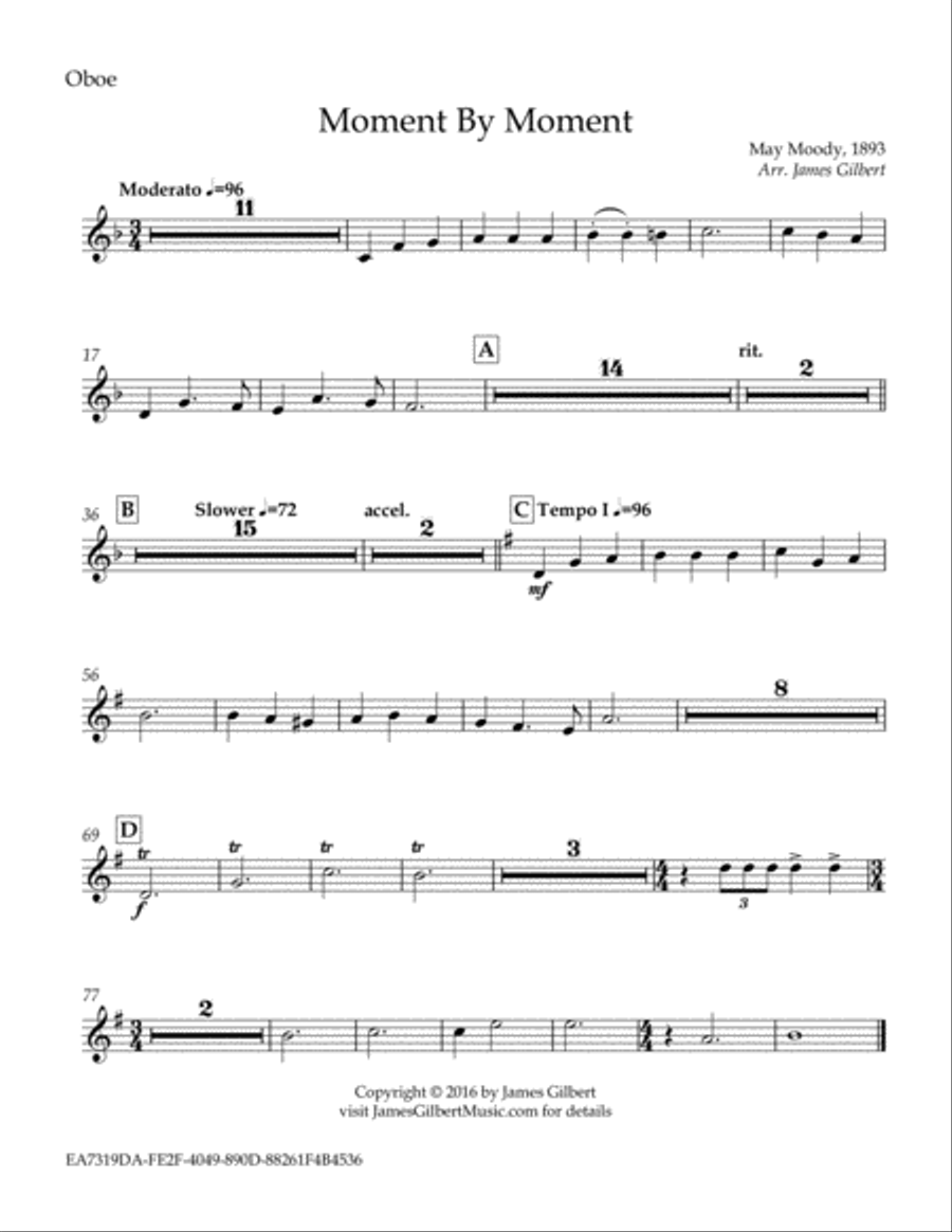 Moment By Moment Moment By Moment Concert Band scores gallery preview page 3
