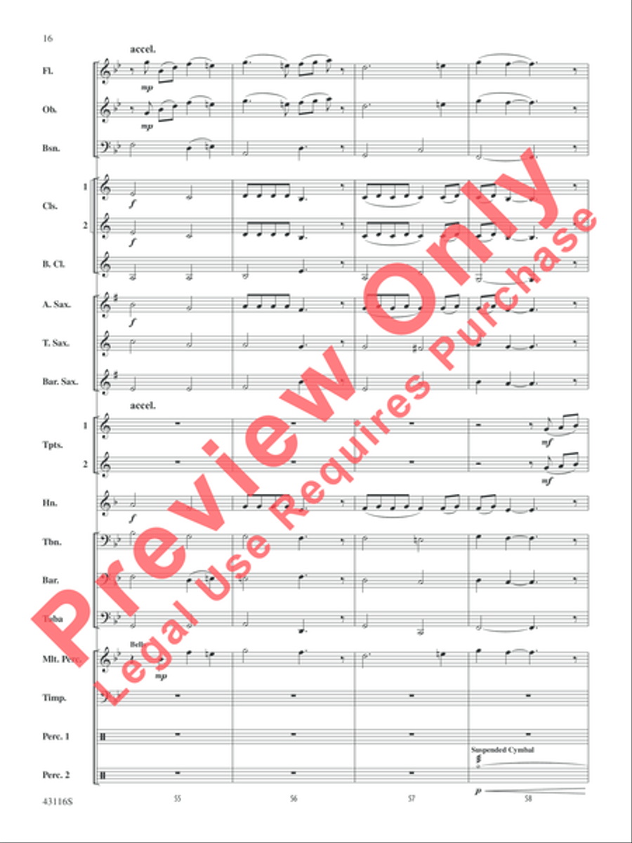 The Best of Leroy Anderson Concert Band scores gallery preview page 17