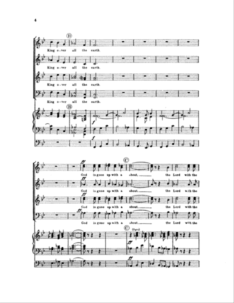 O Clap Your Hands (Choral Score) 4-Part scores gallery preview page 4