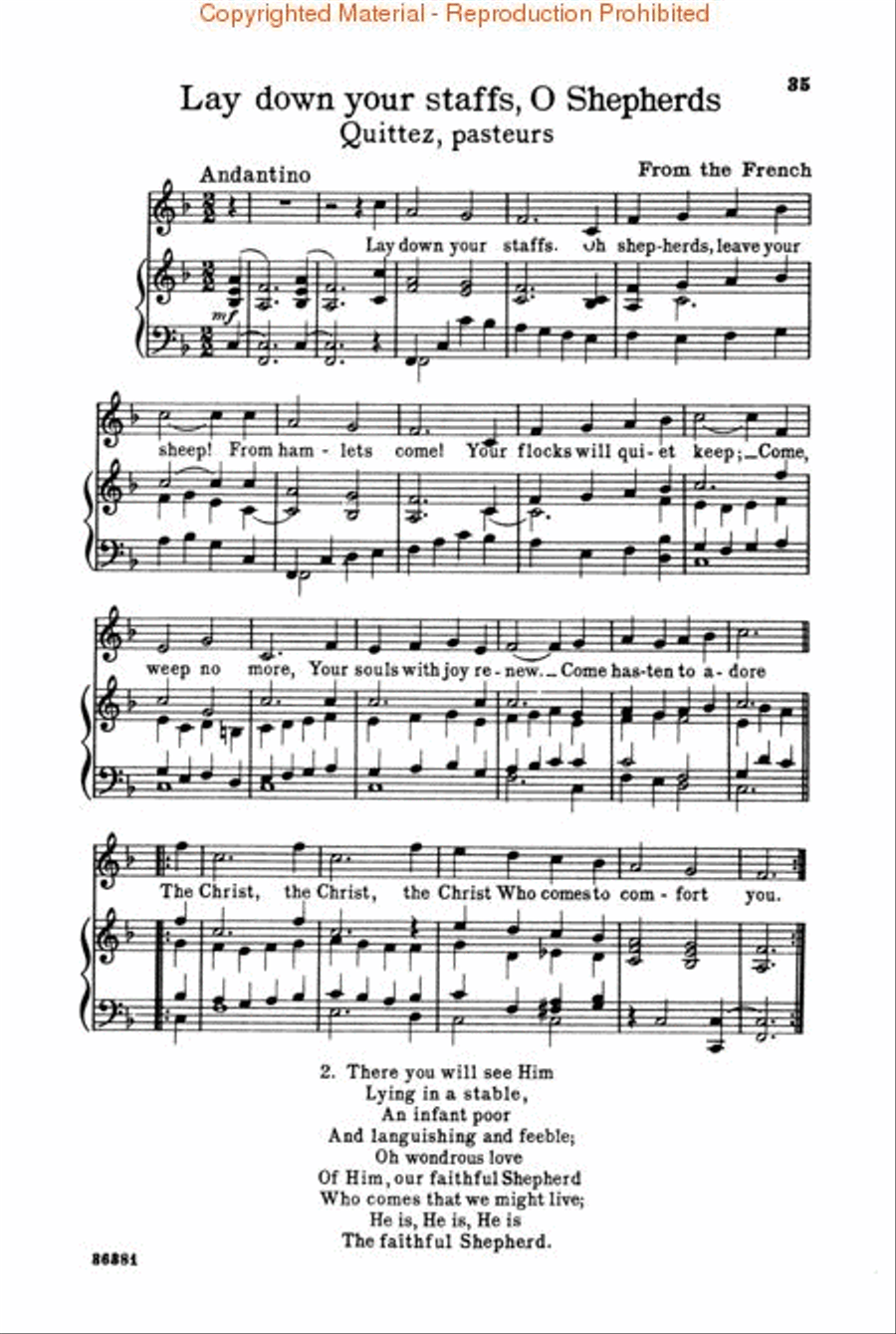 Christmas Carols from Many Countries Choir scores gallery preview page 2