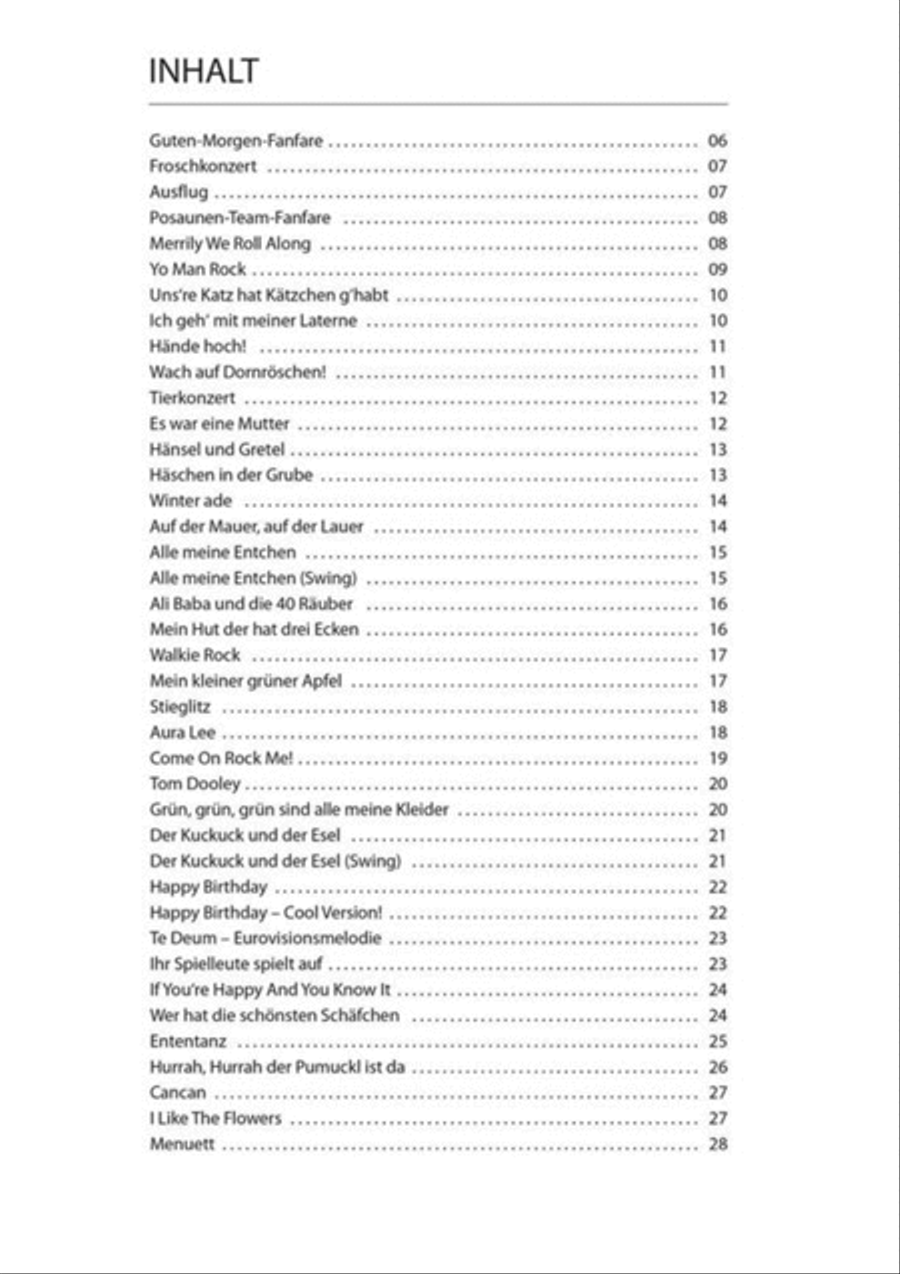 Posaune Fuchs Spielbuch Posaune Fuchs Spielbuch Trombone Solo scores gallery preview page 3