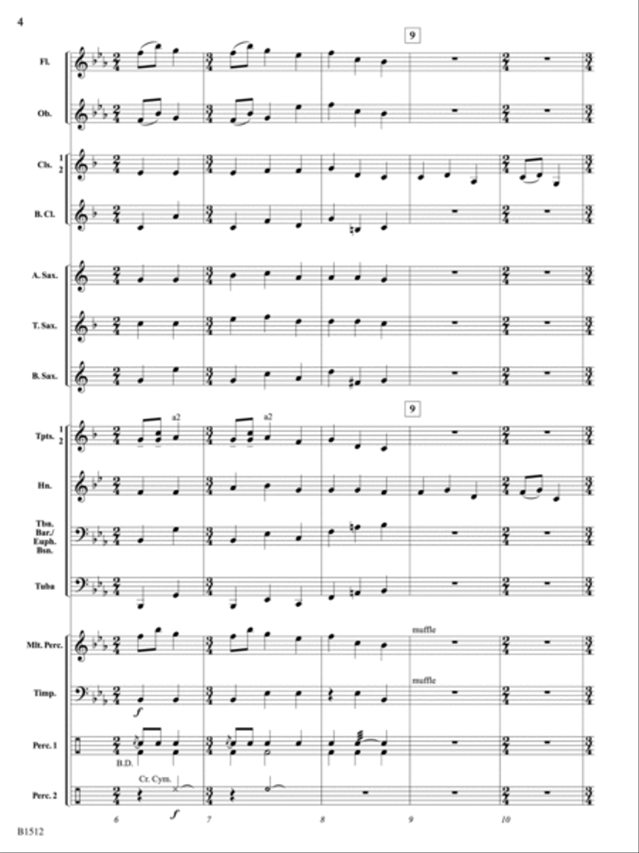 Pictures at an Exhibition: Score Concert Band scores gallery preview page 4