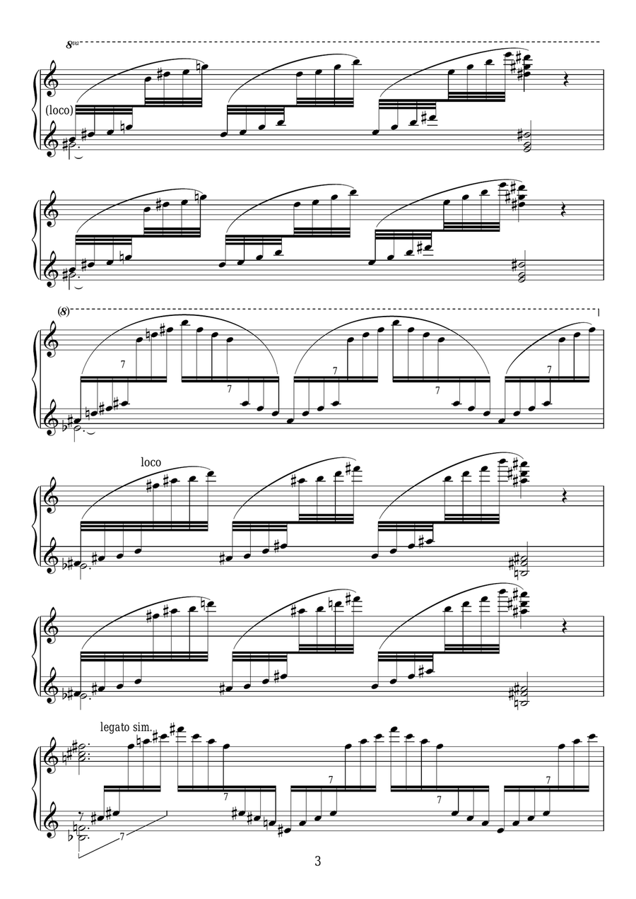 The Planets, Op. 32 - Neptune, The Mystic Piano Solo scores gallery preview page 3