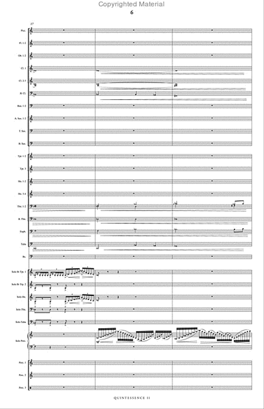 Quintessence II Concert Band scores gallery preview page 7