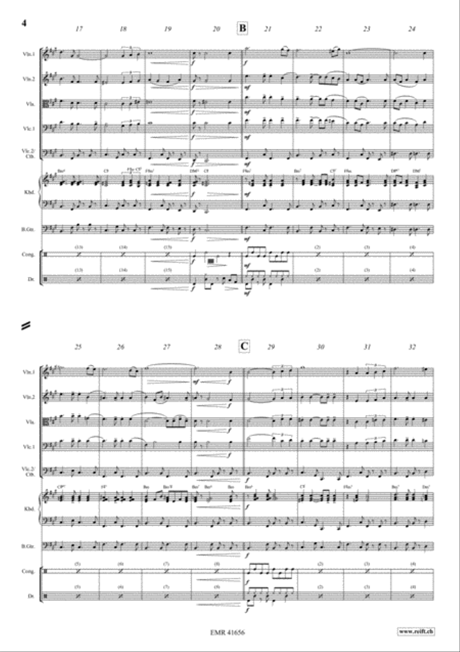 Manha De Carnaval String Orchestra scores gallery preview page 4