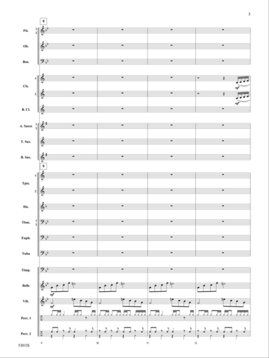 Hi!: Score Concert Band scores gallery preview page 5