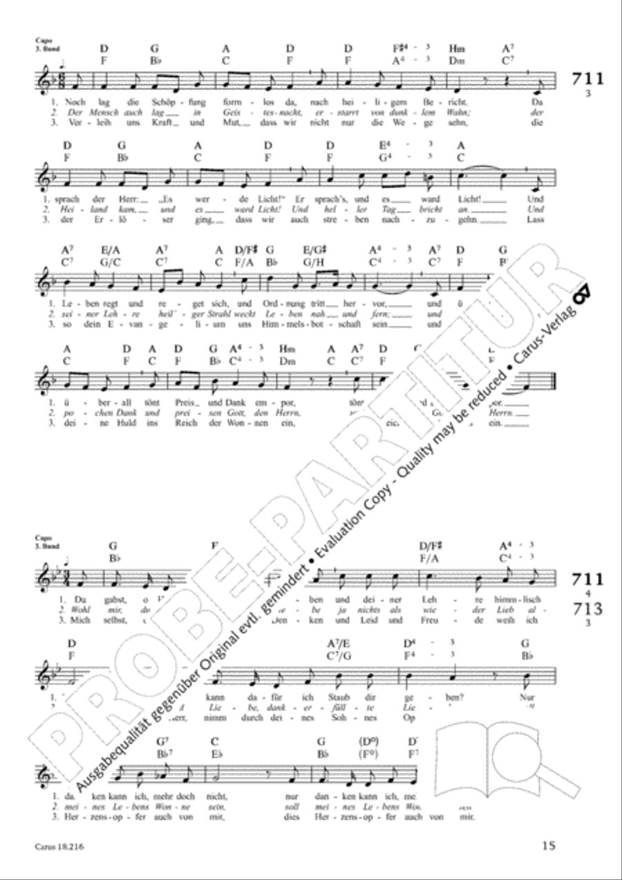 Gitarrenbuch zum Gotteslob. Eigenteile Osterreich / Bozen-Brixen Guitar scores gallery preview page 15