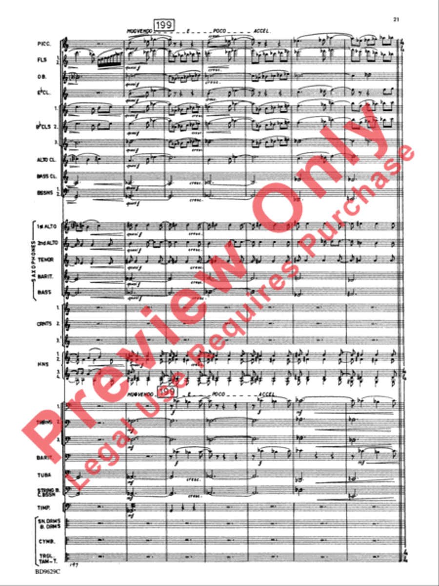 Fantasia for Band Concert Band scores gallery preview page 24