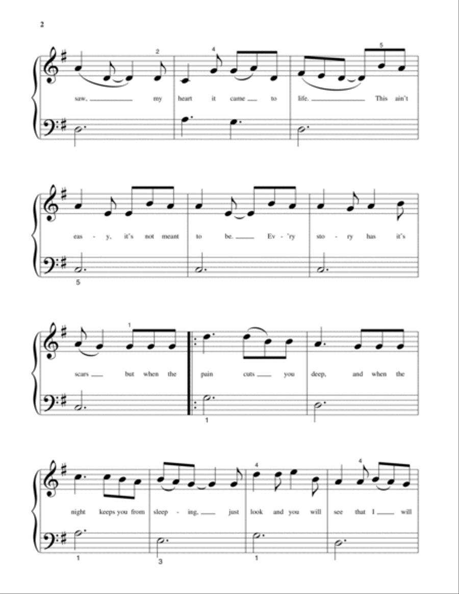 Remedy Piano Solo scores gallery preview page 2