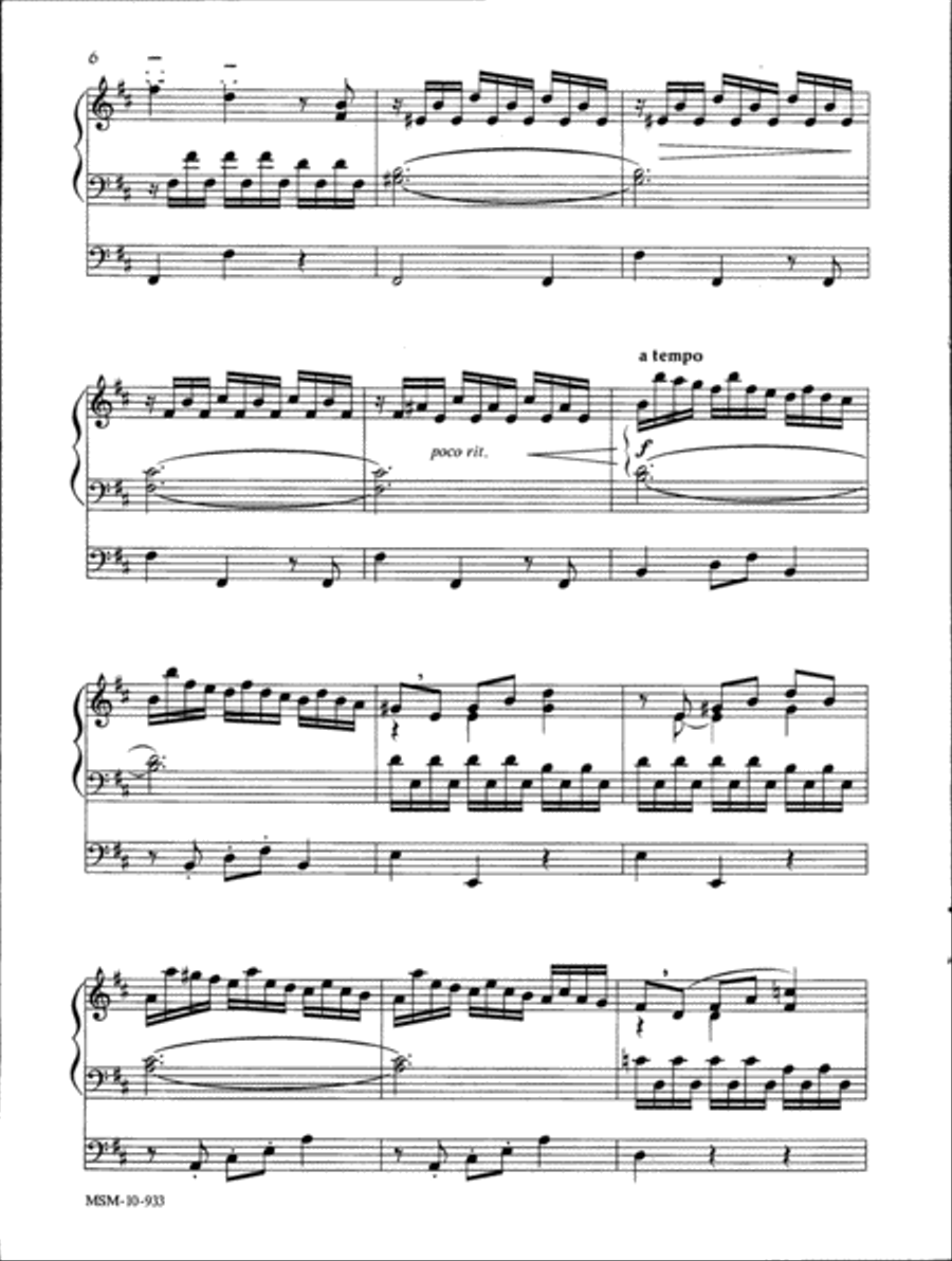 Wir Danken Dir, Gott (Sinfonia) Organ scores gallery preview page 3