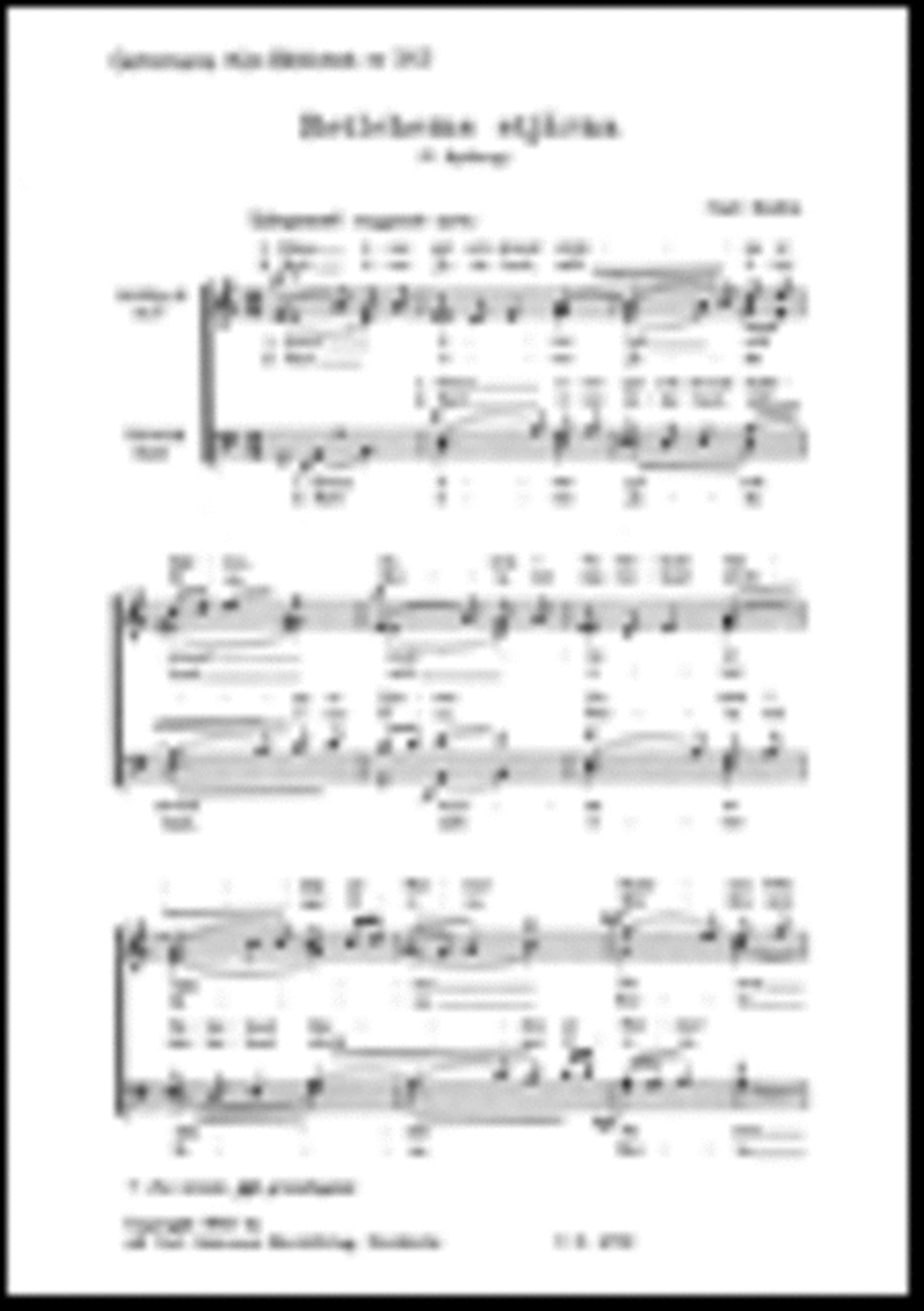 Betlehems stjarna 4-Part scores gallery preview page 1