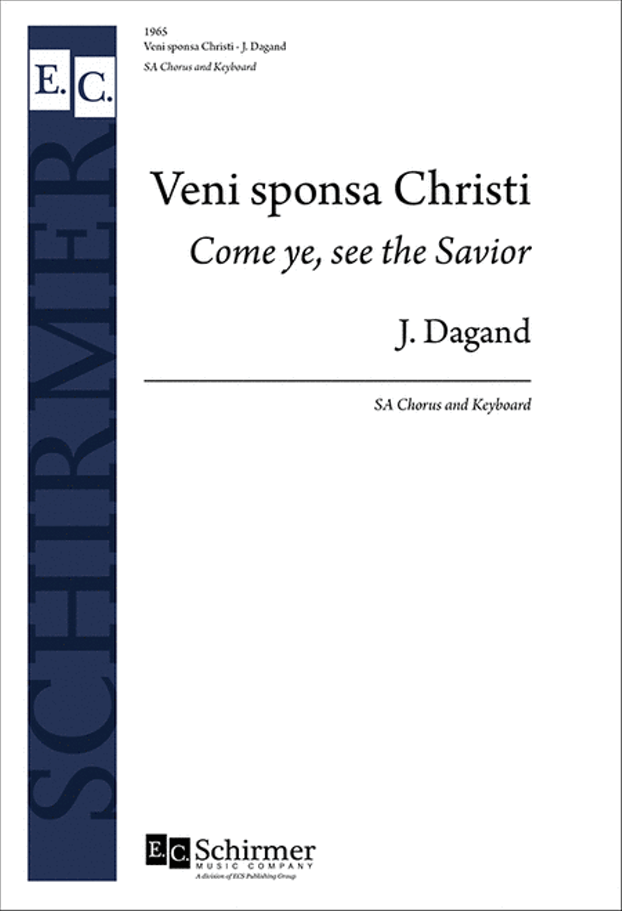 Veni sponsa Christi (Come ye, see the Savior) SA scores gallery preview page 1