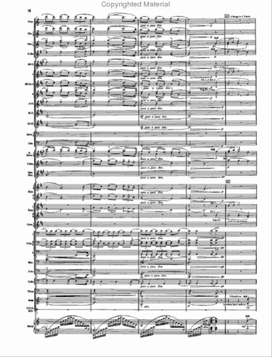 Armenian Dances, Part II Concert Band scores gallery preview page 8