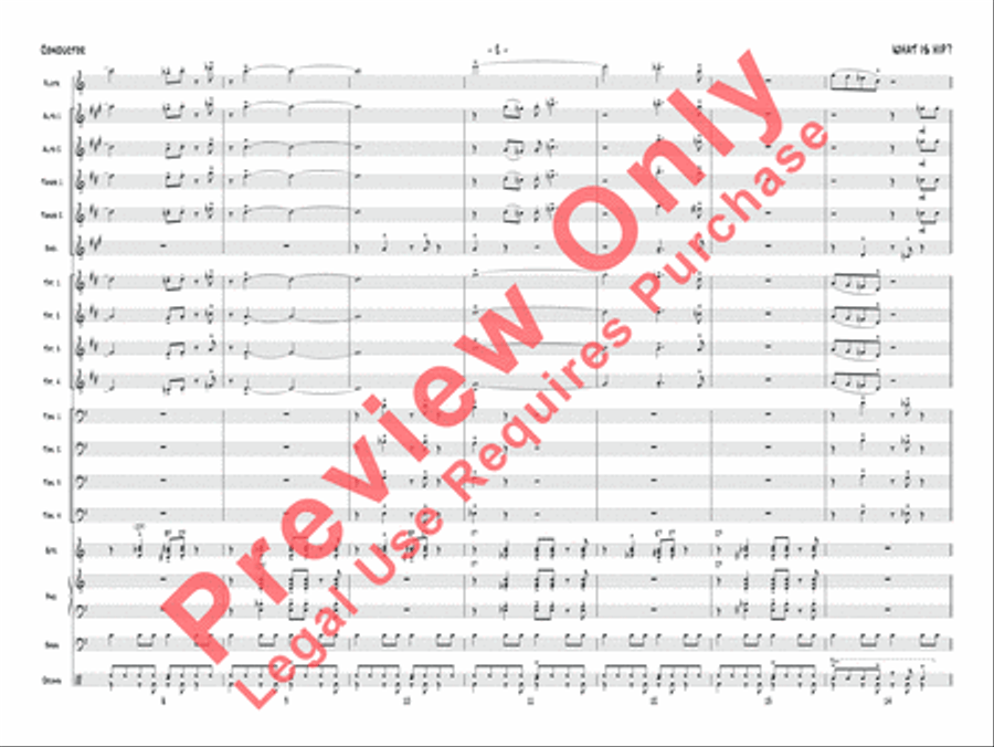 What Is Hip What Is Hip Jazz Ensemble scores gallery preview page 3
