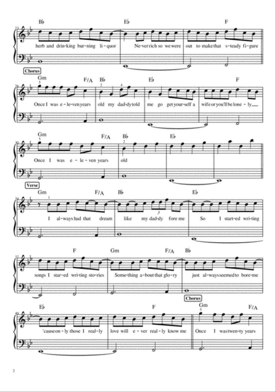 7 Years Voice scores gallery preview page 2