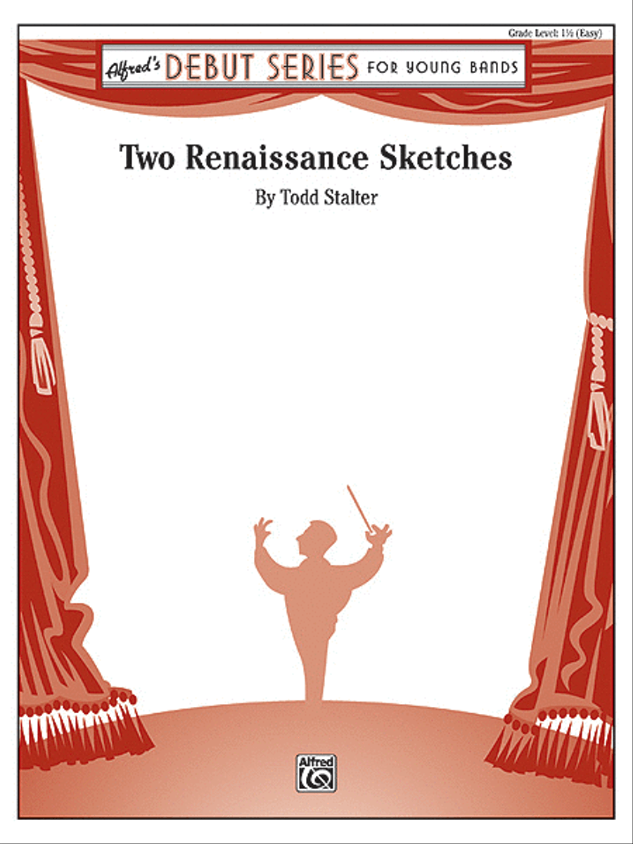 Two Renaissance Sketches (score only) Concert Band scores gallery preview page 1