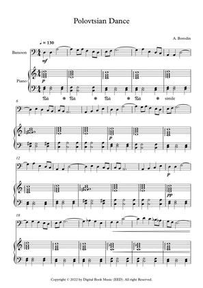 Polovtsian Dance - Alexander Borodin (Bassoon + Piano)