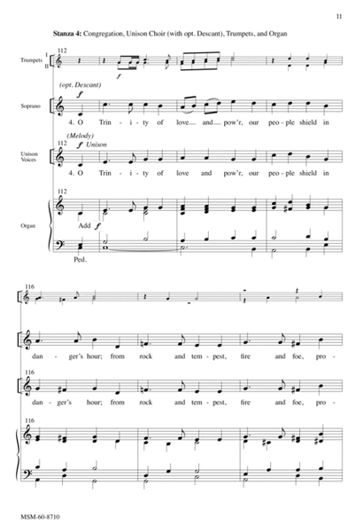 Eternal Father, Strong to Save (Choral Score) image number null