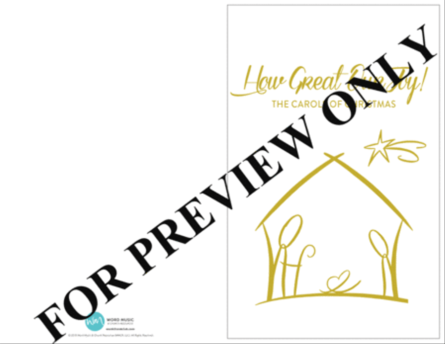 How Great Our Joy! - Bulletins (100-pak) Choir scores gallery preview page 2